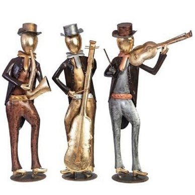 3 Musical Man Table Top Decorative Item