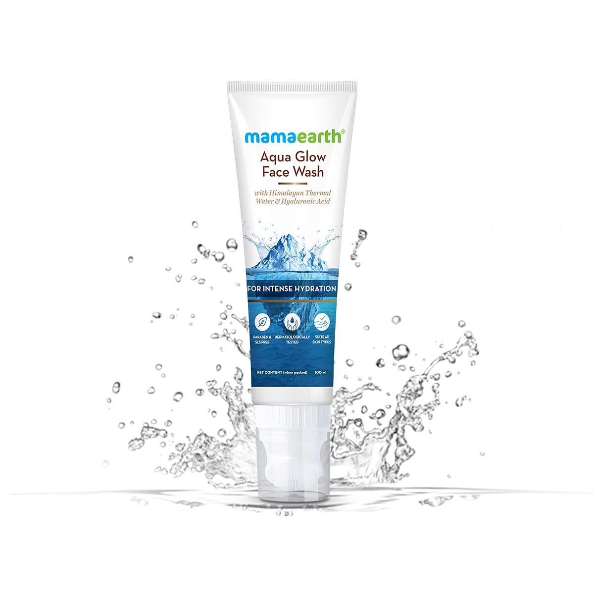 Mamaearth Aqua Glow Face Wash (100ml)