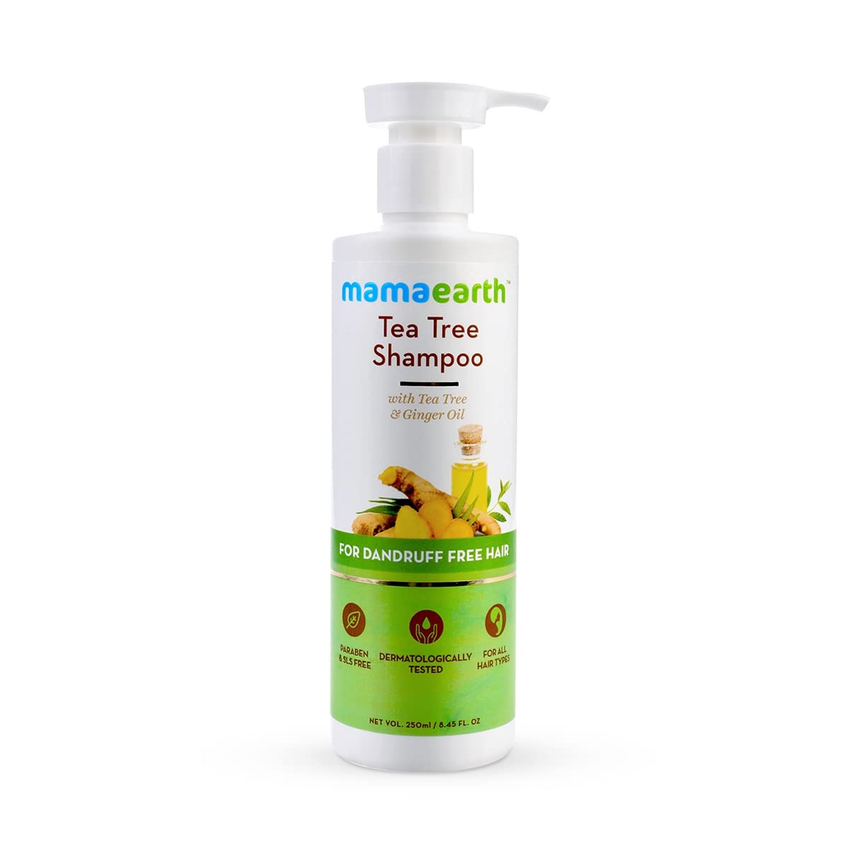 Mamaearth Tea Tree Anti Dandruff Shampoo (250ml)