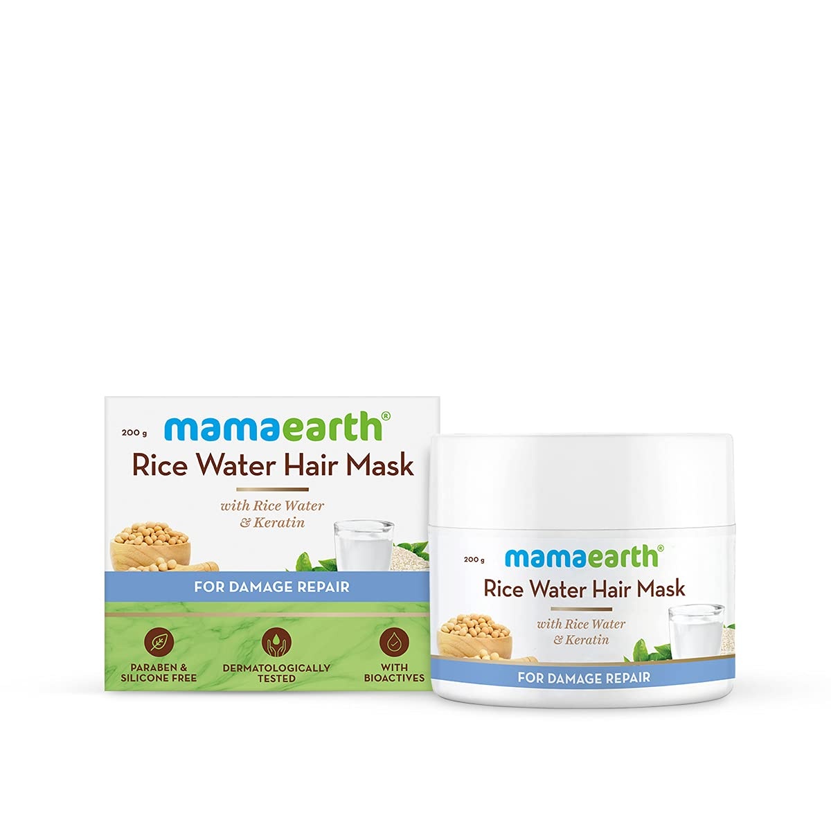 Mamaearth Rice Water Hair Mask (200 g)