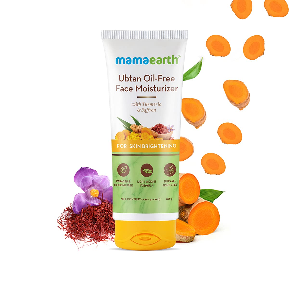 Mamaearth Ubtan Oil-Free Face Moisturizer (80 ml)