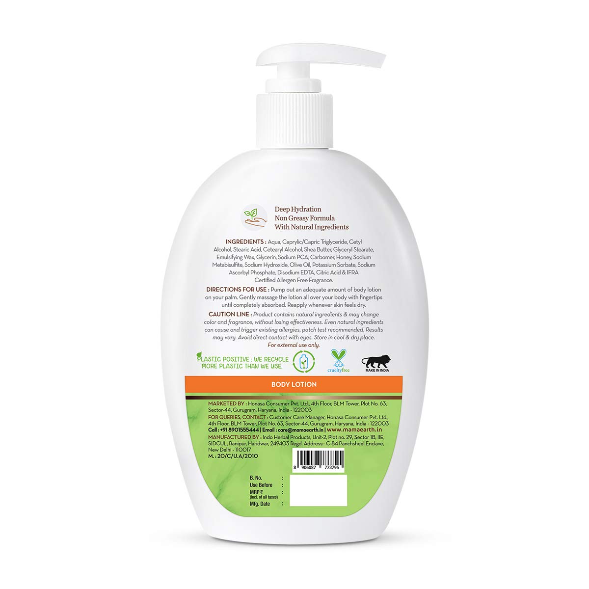 Mamaearth Vitamin C Body Lotion (400 ml)