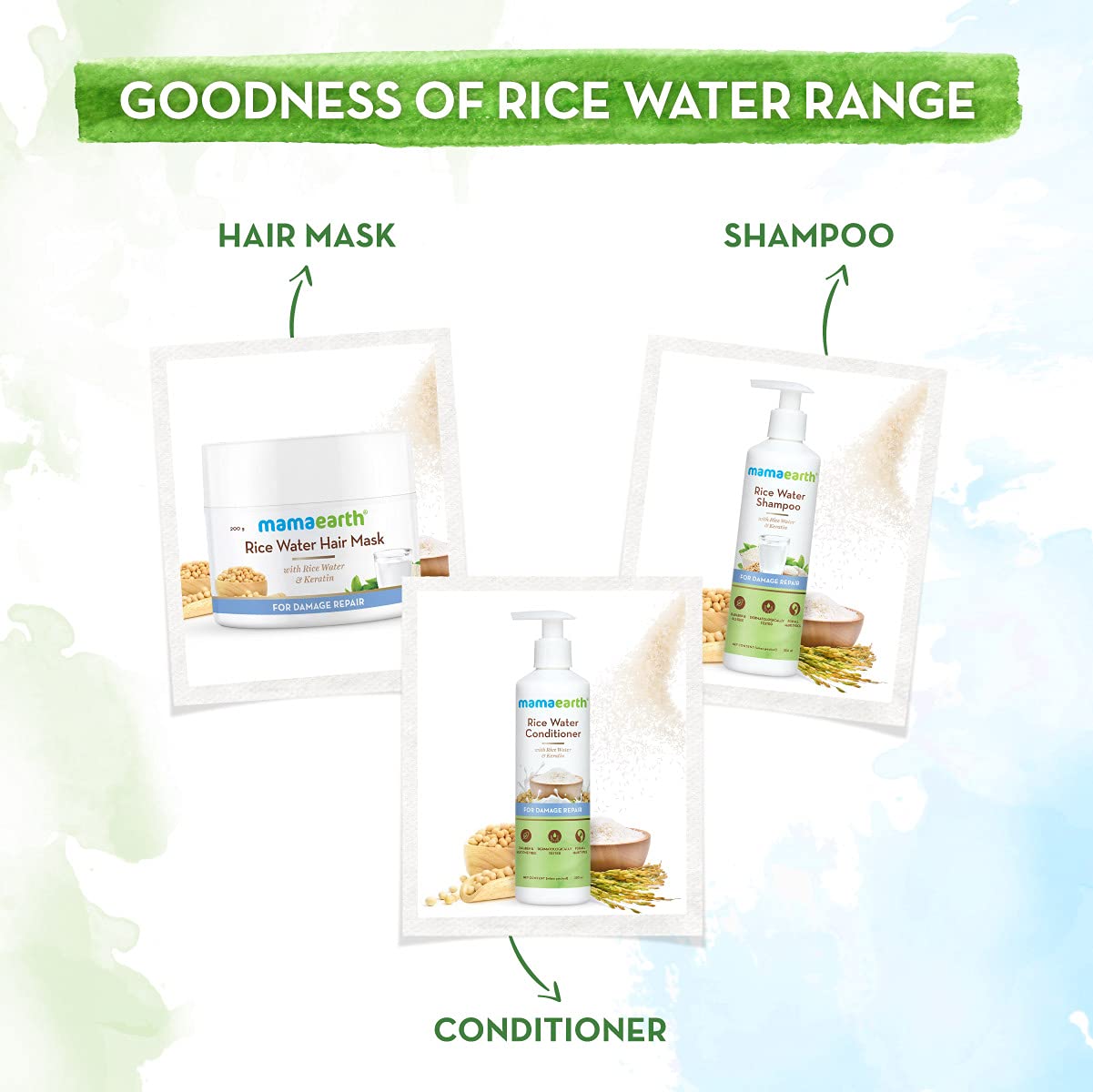 Mamaearth Rice Water Hair Mask (200 g)