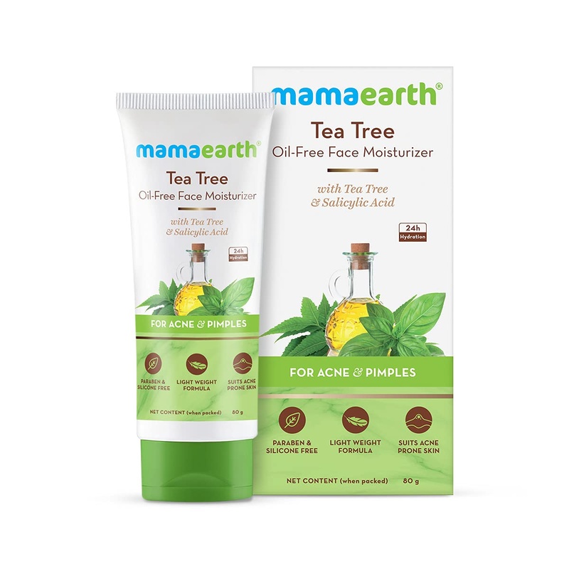 Mamaearth Tea Tree Oil-Free Moisturizer (80 ml)