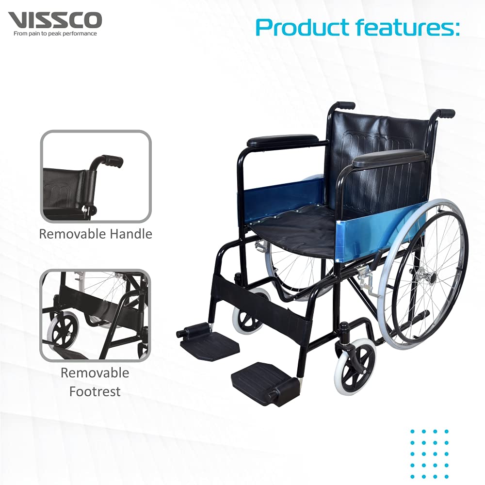 Vissco Rodeo Plus Wheelchair With Fixed Handle