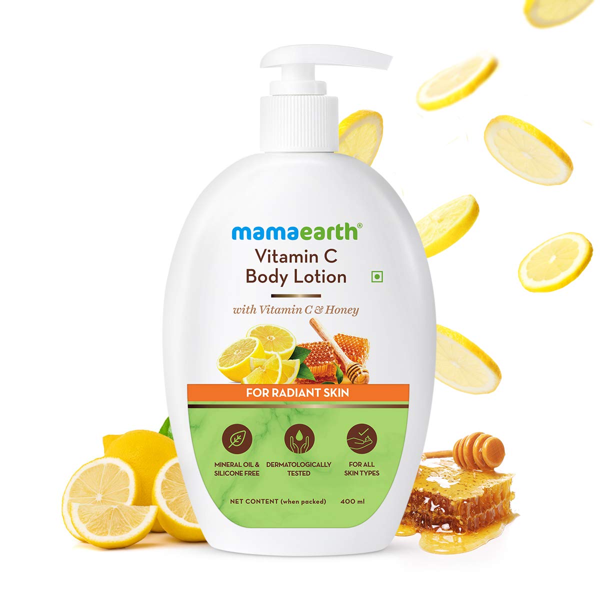 Mamaearth Vitamin C Body Lotion (400 ml)