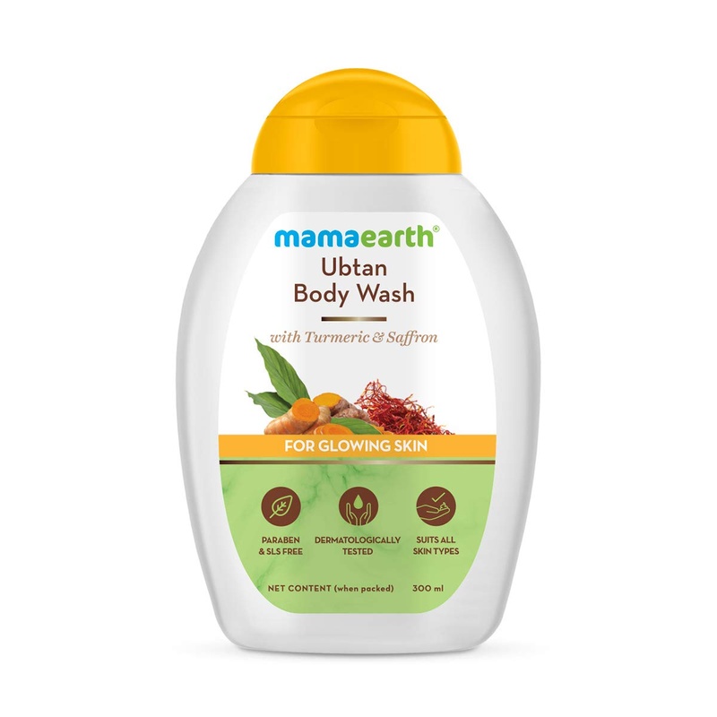 Mamaearth Ubtan Body Wash With Turmeric (300 ml)