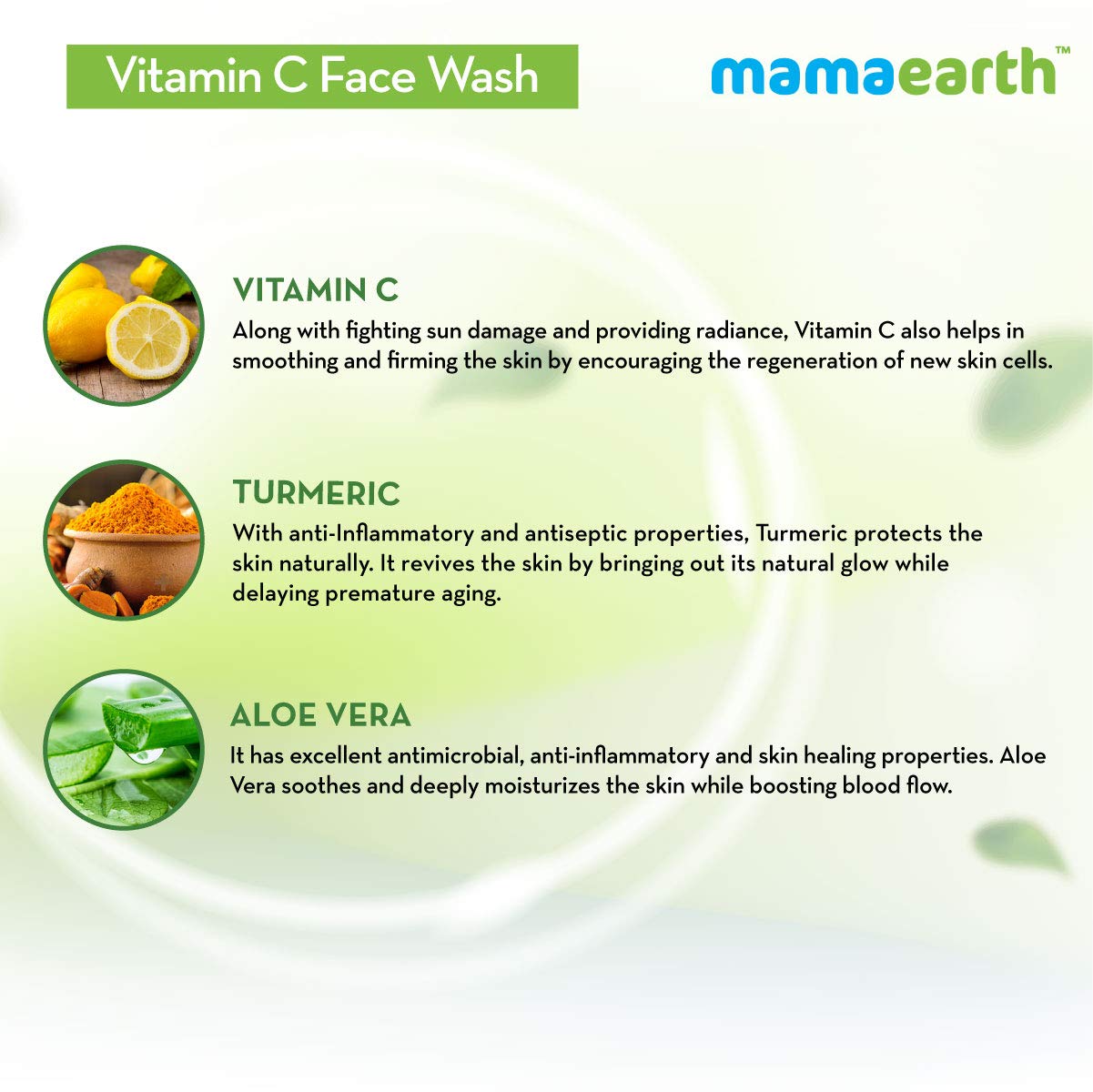 Mamaearth Vitamin C Face Wash (250ml)