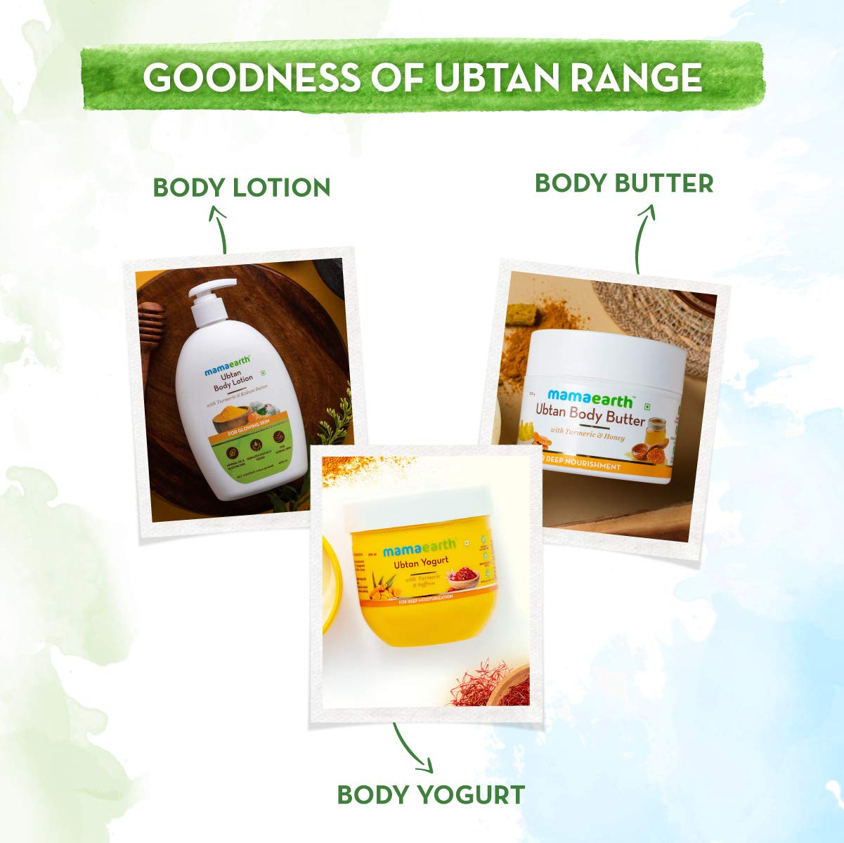 Mamaearth Ubtan Body Wash With Turmeric (300 ml)