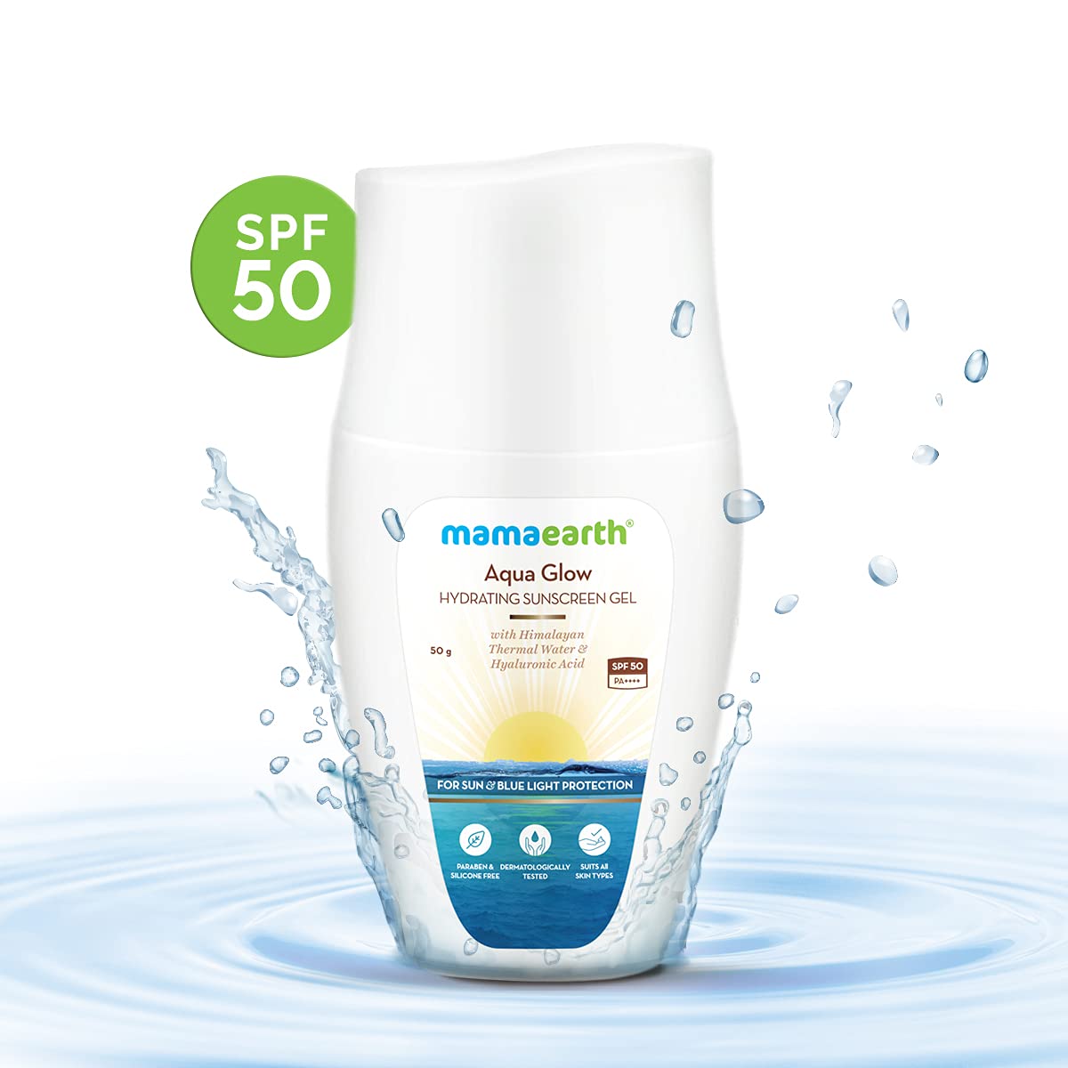 Mamaearth Aqua Glow Hydrating Sunscreen Gel (50g)
