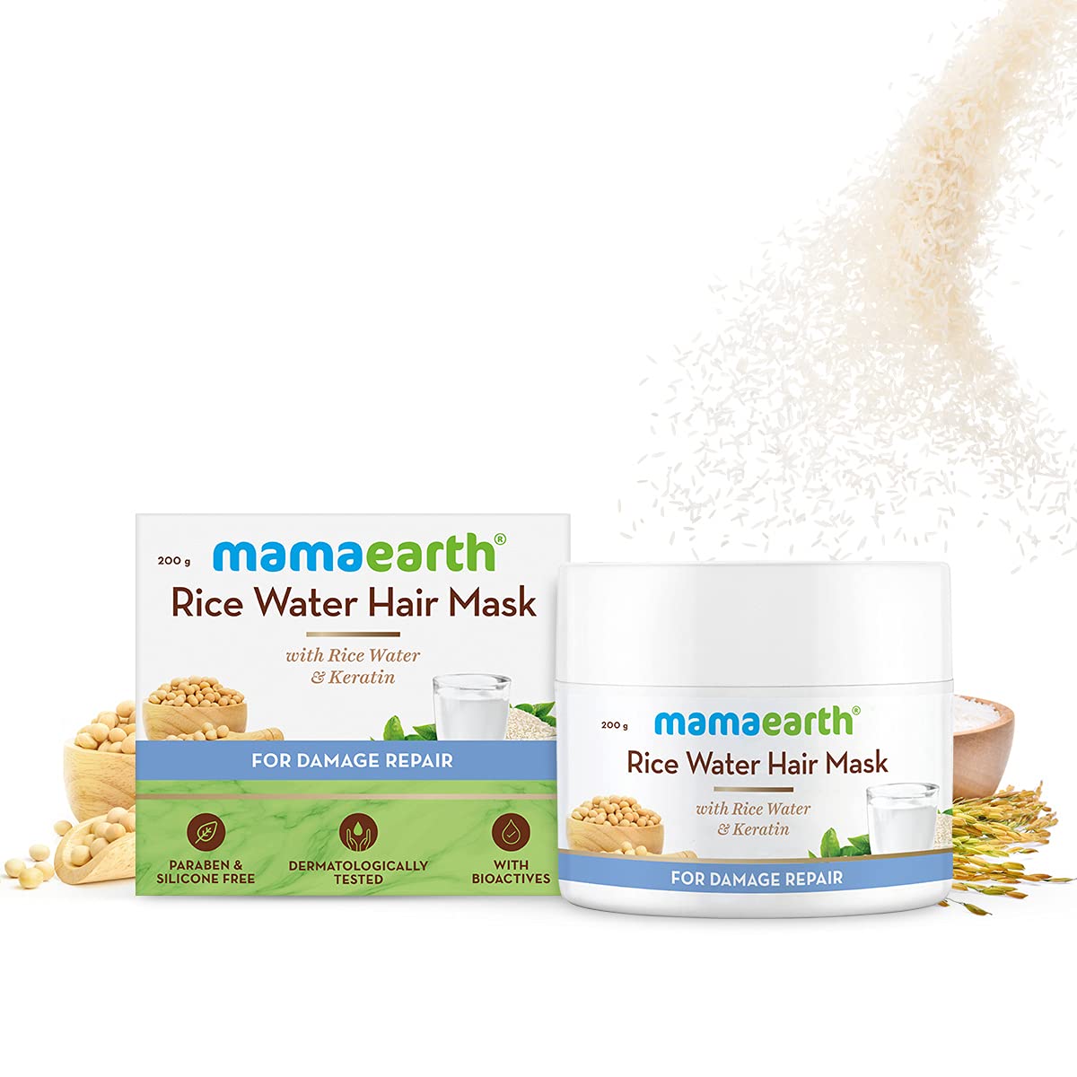 Mamaearth Rice Water Hair Mask (200 g)