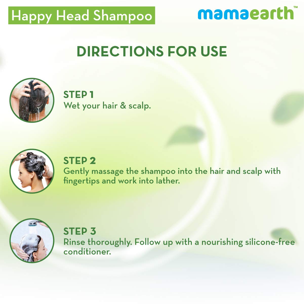 Mamaearth Happy Heads Natural Protein Hair Shampoo (200ml)