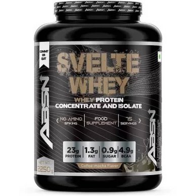 ABSN Svelte Whey Protein Concentrate And Isolate Whey ProteinÂ Â (2250 grams)