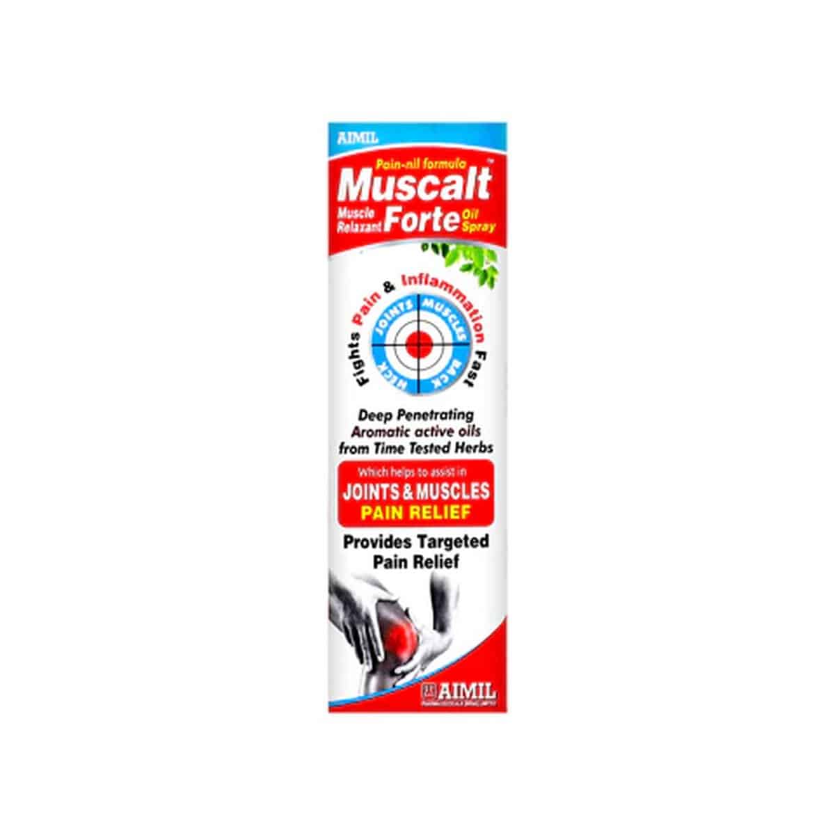 Aimil Muscalt Forte Oil Spray 60ml (Pack of 3)