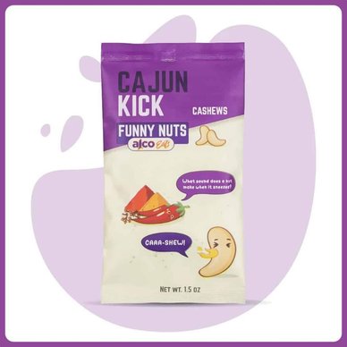 Alco Foods Cajun Kick Cashews (43 grams)