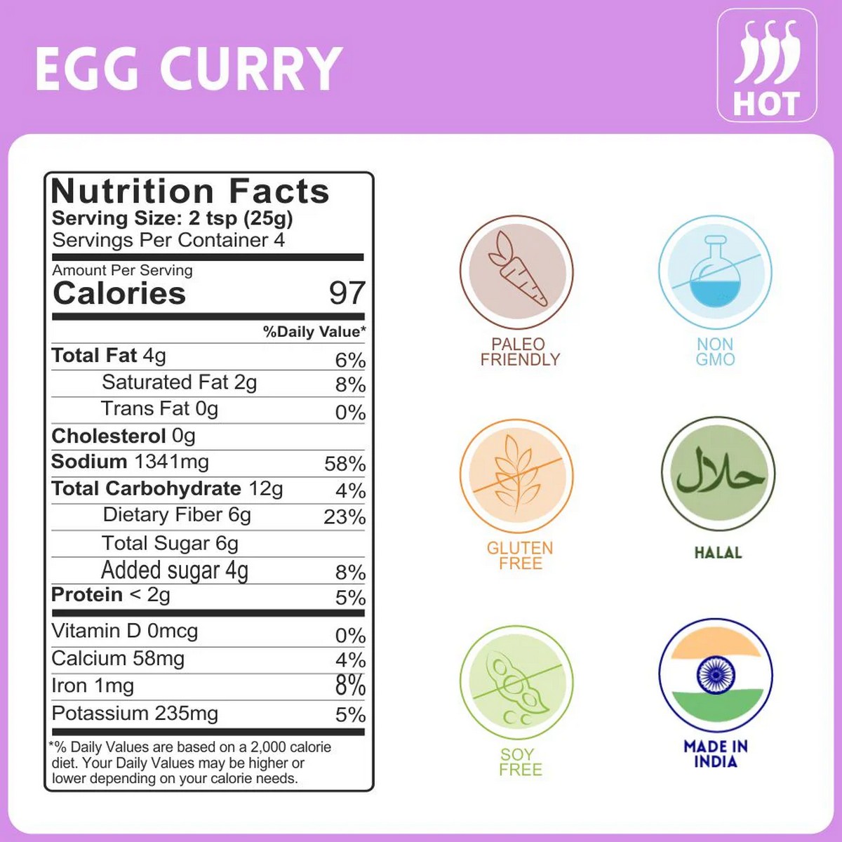 Alco Foods Egg Curry Gravy (100 grams)