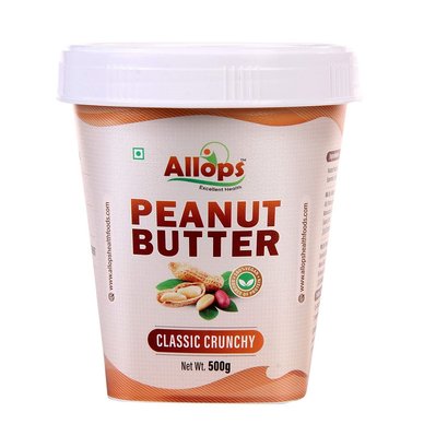 Allops Classic Crunchy Peanut Butter 100% Veg (1 kilograms)