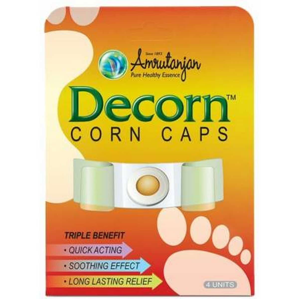 Amrutanjan Decorn Corn Caps (3x4 Patches)