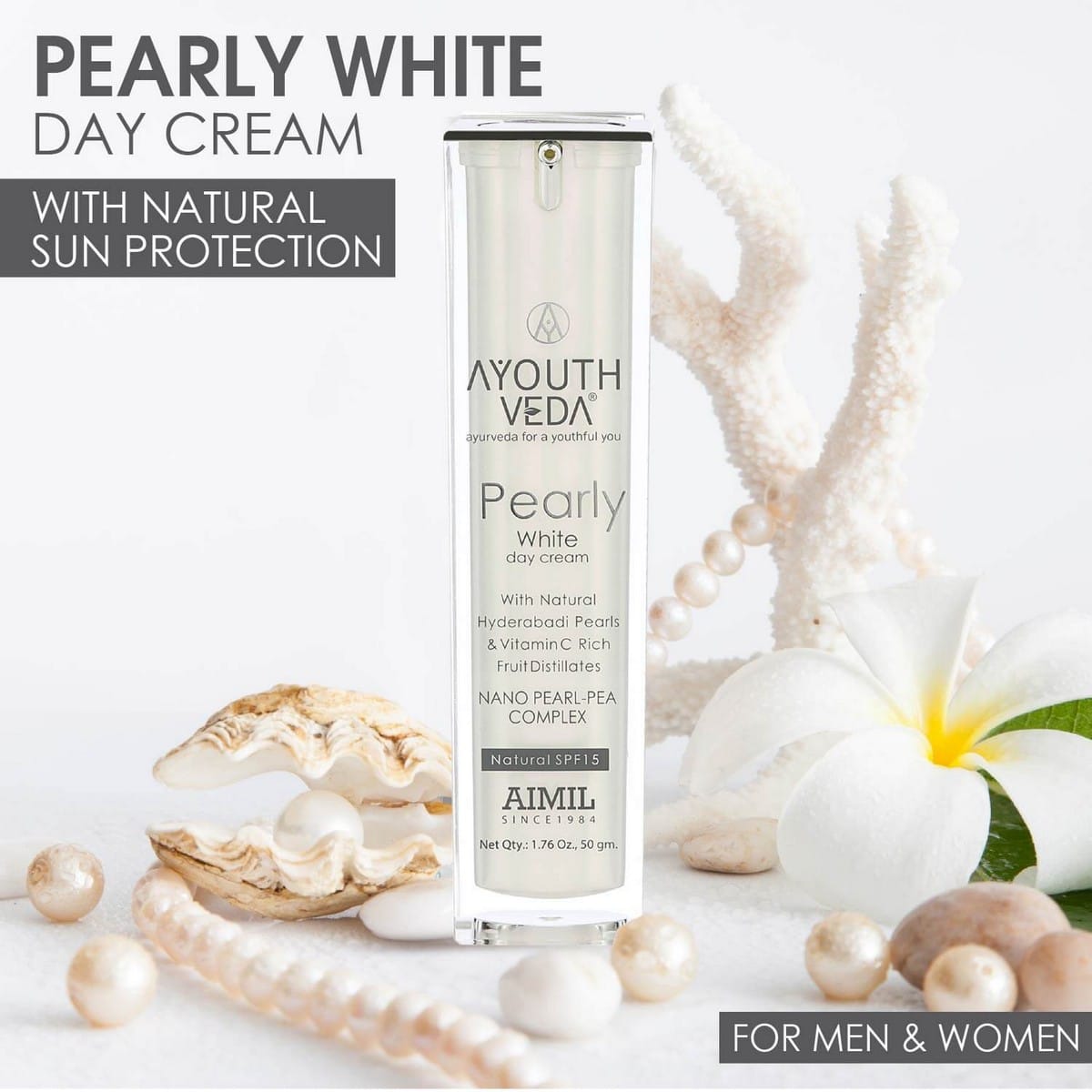 Ayouthveda Pearly White Day Cream (50 Gm)