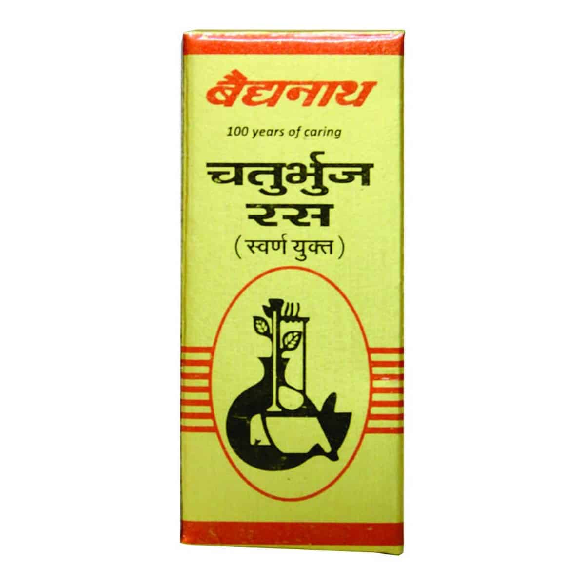 Baidyanath Chaturbhuj Ras With Gold (10 Tablets)