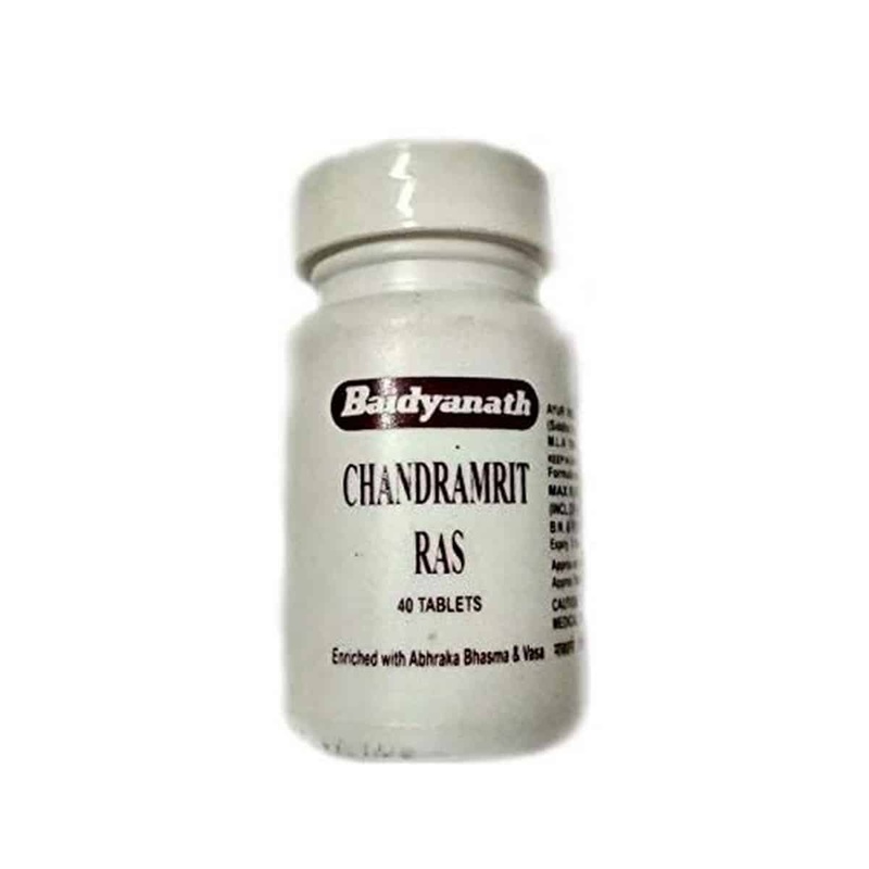 Baidyanath Jhansi Chandramrit Ras (40 Tablets)