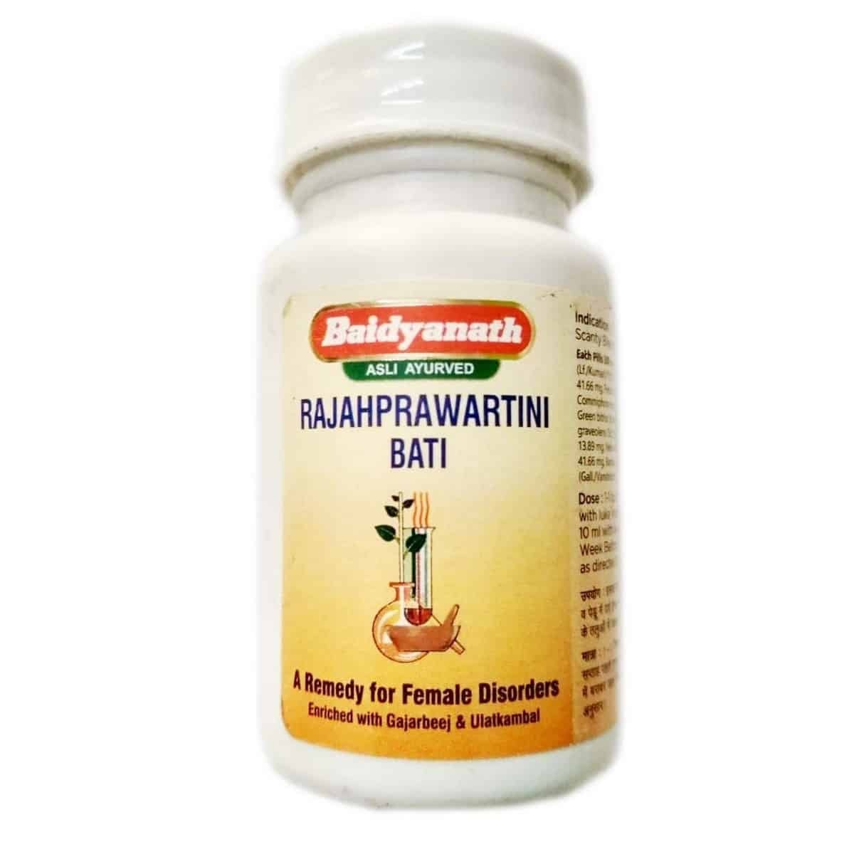 Baidyanath Jhansi Rajahprawartini Bati (80 Tablets)