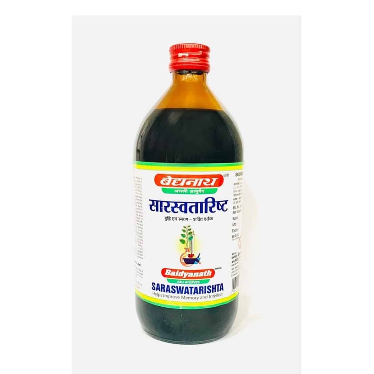 Baidyanath Jhansi Saraswatarishta Syrup (450 ml)