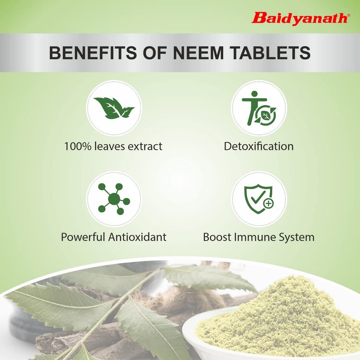 Baidyanath Neem Tablets (60 Tablets)