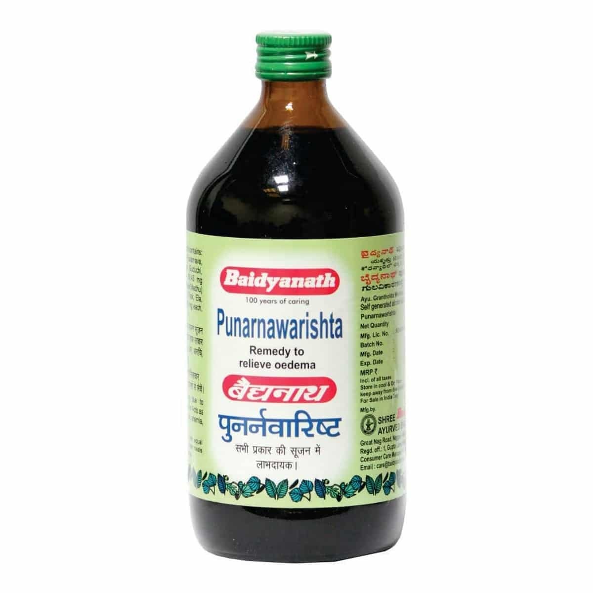 Baidyanath Punarnavarishta Syrup (450 ml)