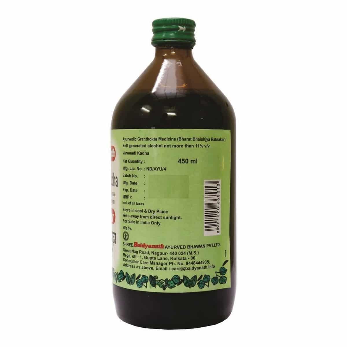 Baidyanath Varunadi Kadha (450 ml)