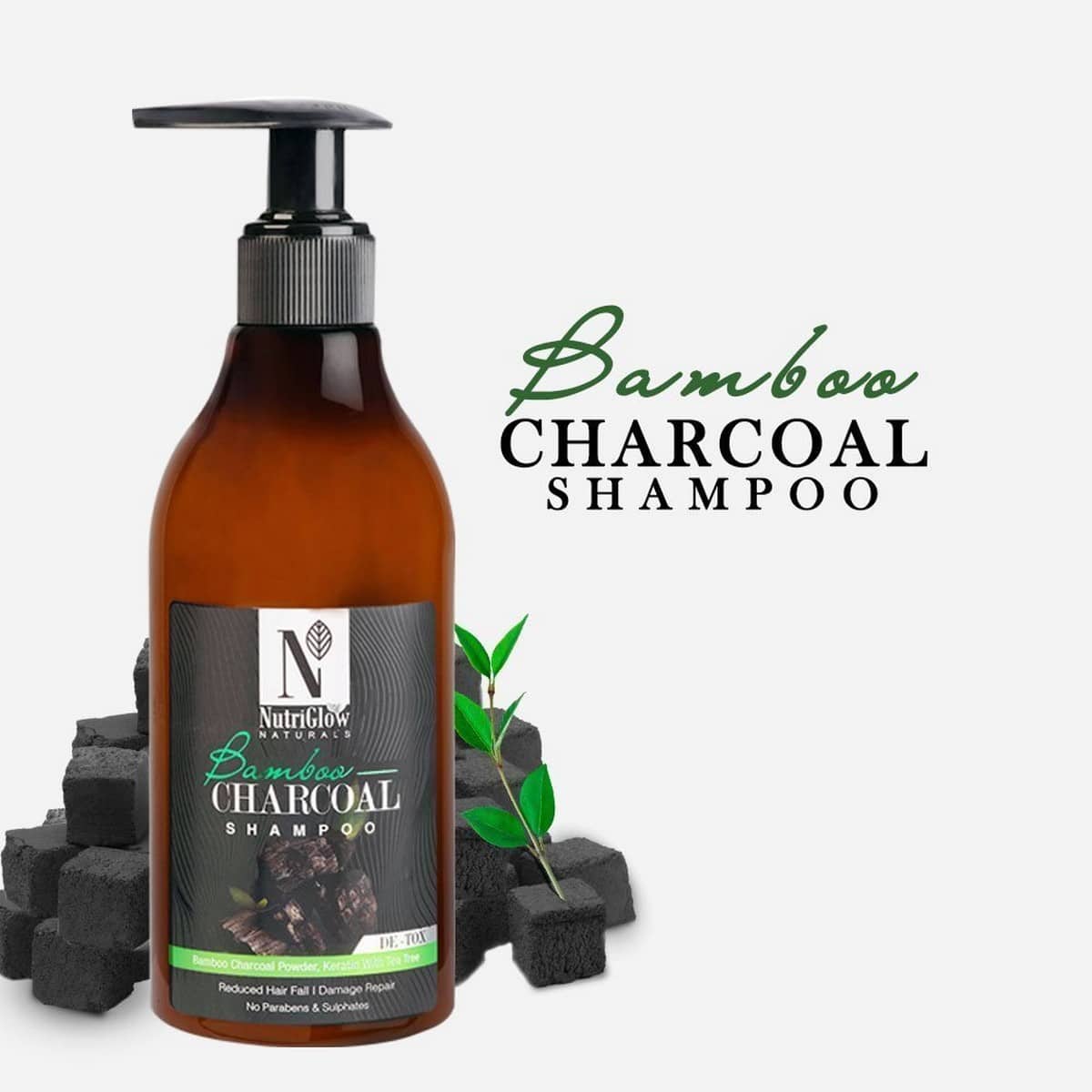 Nutriglow Bamboo Charcoal Shampoo (150 ml)