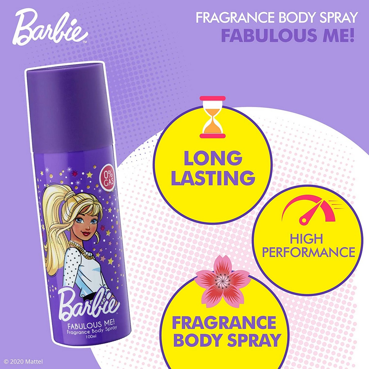 Barbie Fragrance Body Spray Fabulous Me (100ml)