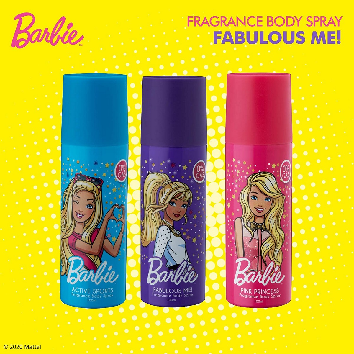 Barbie Fragrance Body Spray Fabulous Me (100ml)