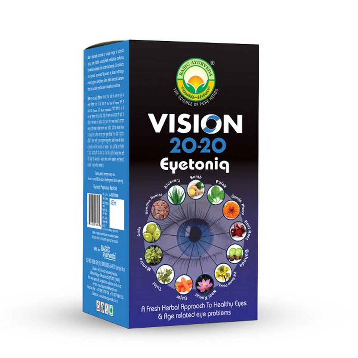Basic Ayurveda Vision 20-20 Eyetoniq Syrup 450 ml