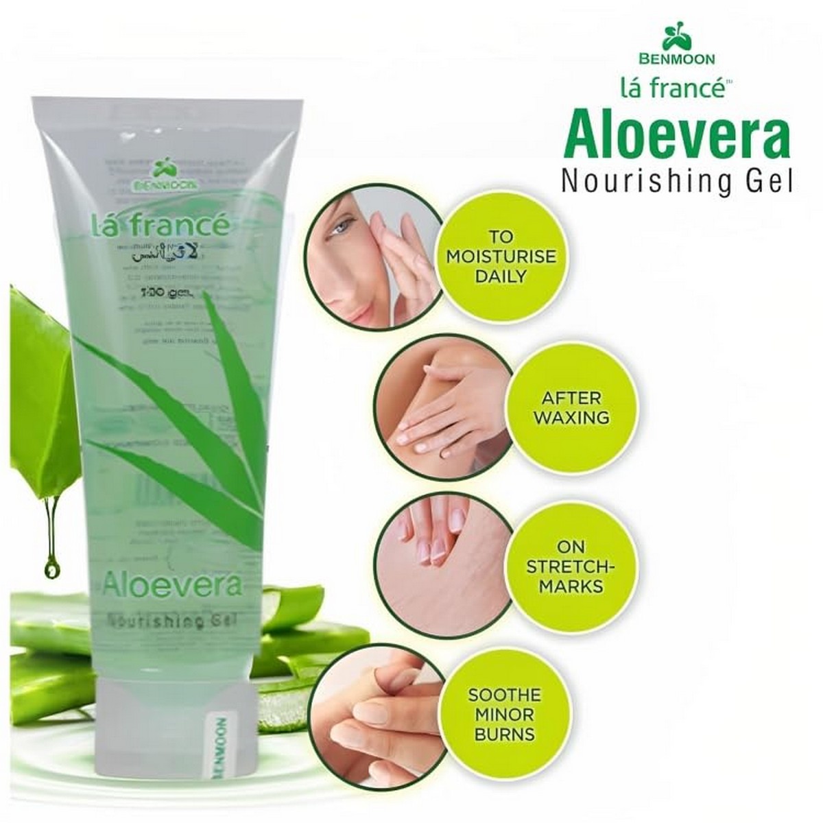 Benmoon Ayurvedic La France Aloevera Nourishing Gel (100 Gm)