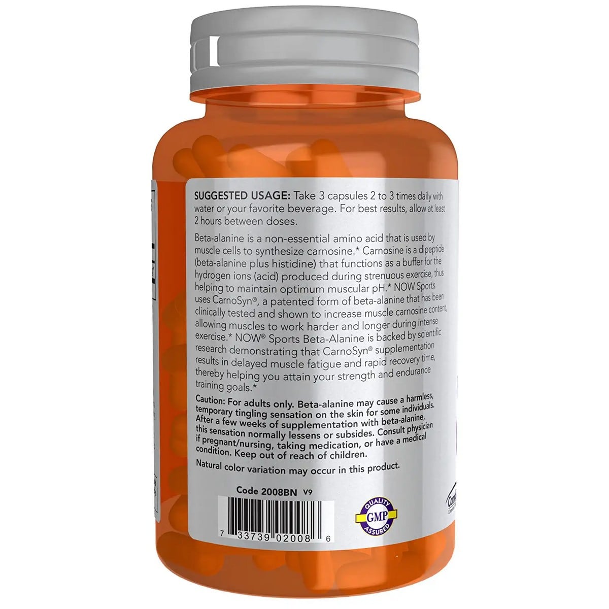 Now Foods Beta-Alanine 750 mg (120 Capsules)