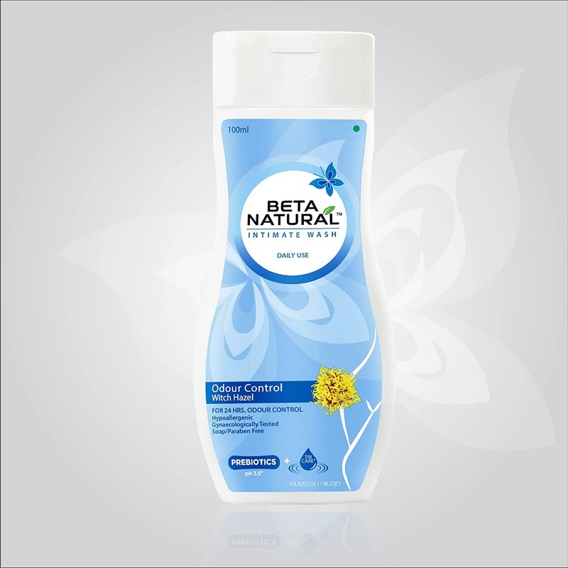 Beta Natural Intimate Wash For Odour Control - Witch Hazel (100 ml)