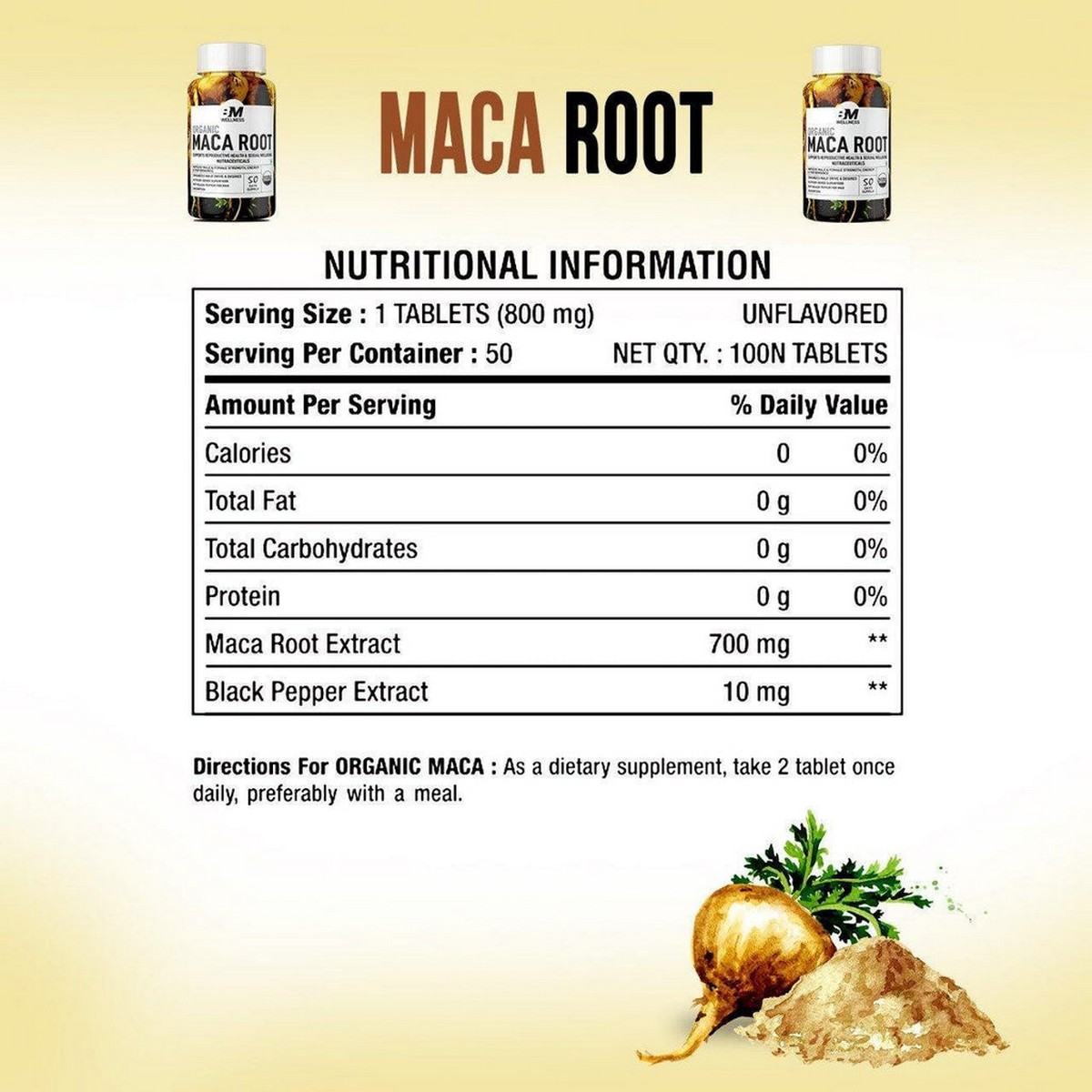 Bigmuscles Nutrition MACA Root (50 Servings)