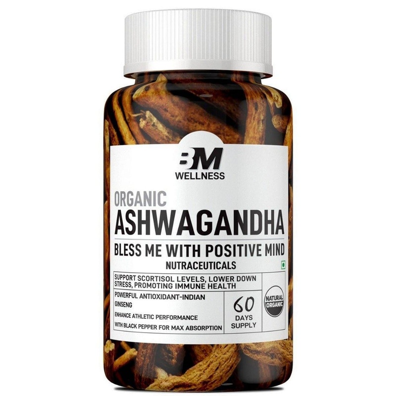 Bigmuscles Nutrition Organic Ashwagandha (60 Tablets)