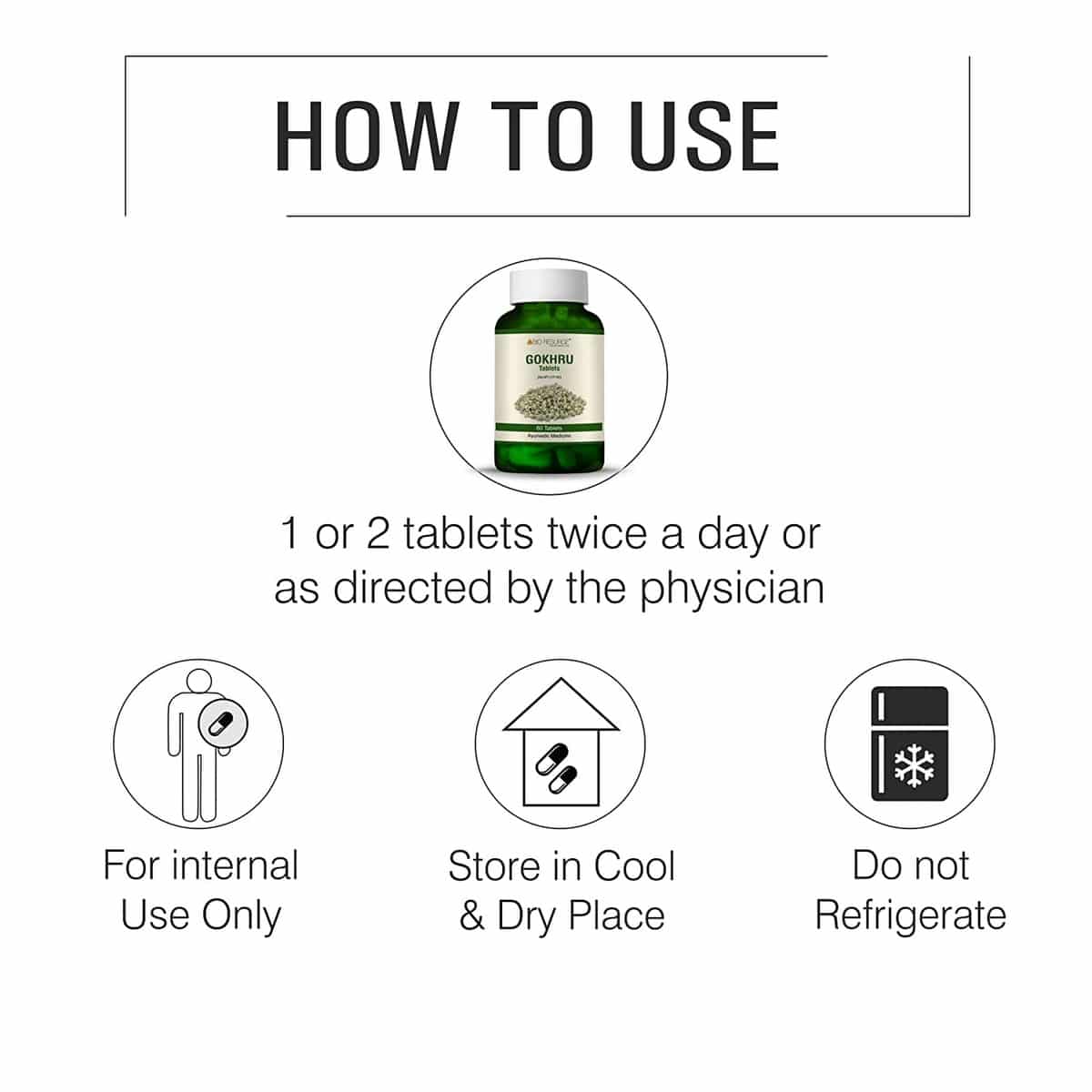 Bio Resurge Gokshura Tablets (60 Tablets)