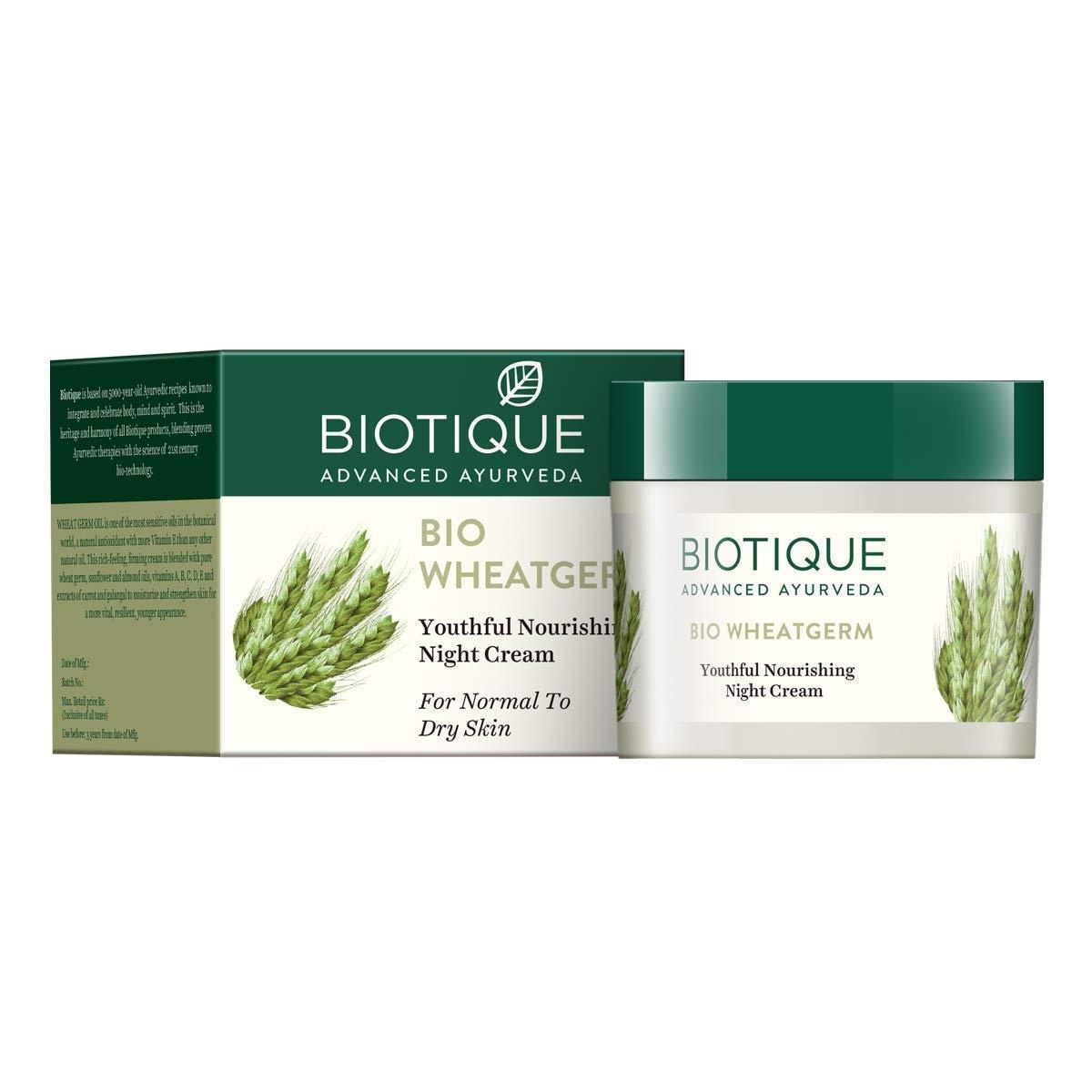 Biotique WheatGerm Youthful Night Cream, 50g