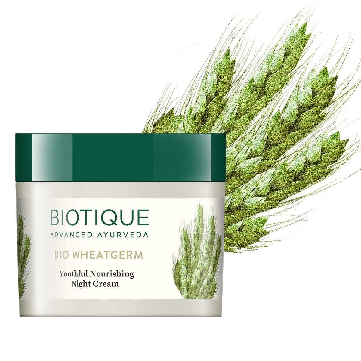 Biotique WheatGerm Youthful Night Cream, 50g