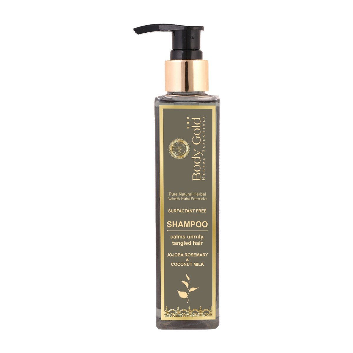 Body Gold Hair Shampoo - Jojoba Rosemary & Coconut (200 ml)