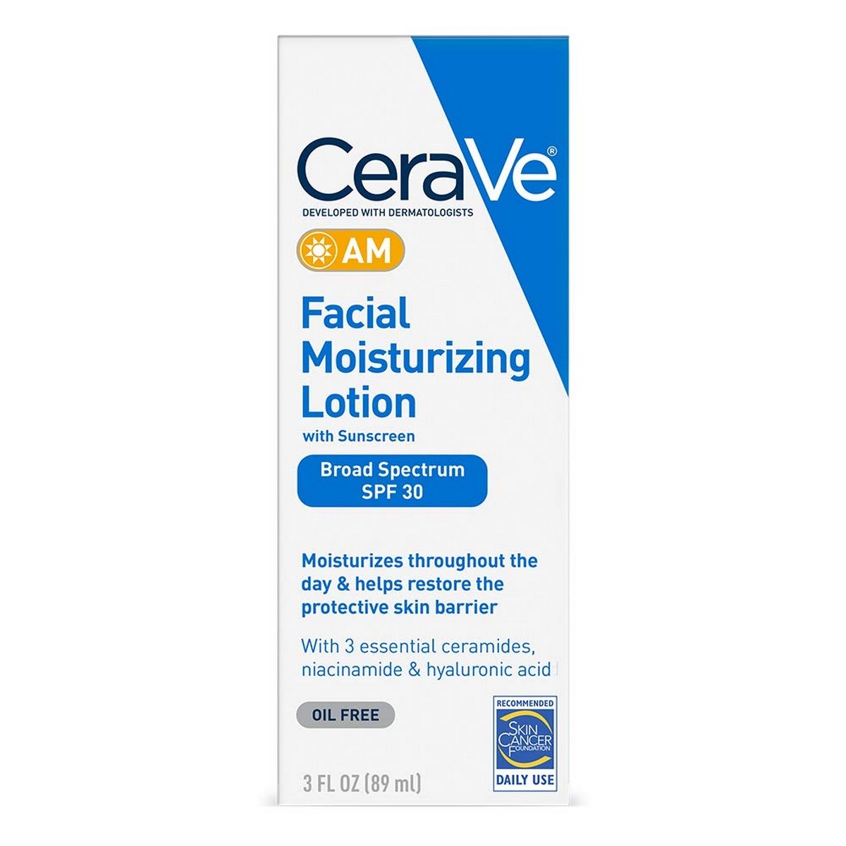 Cerave Moisturizing Facial Lotion Am (3 Ounce)