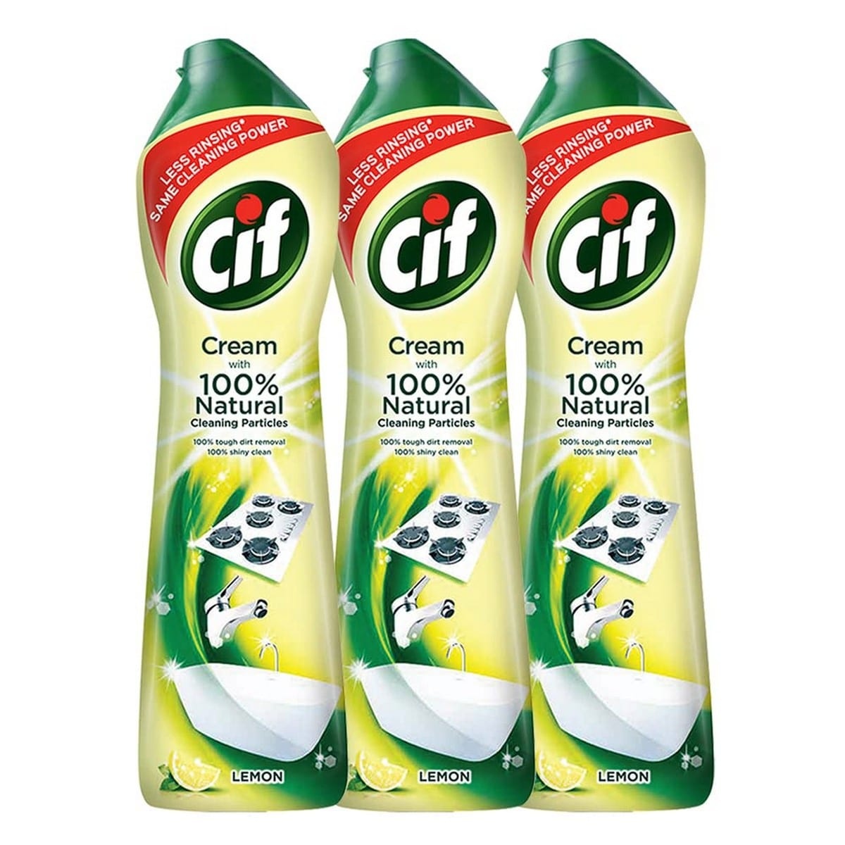 Cif Lemon Surface Cleaner Cream (3x500 ml)