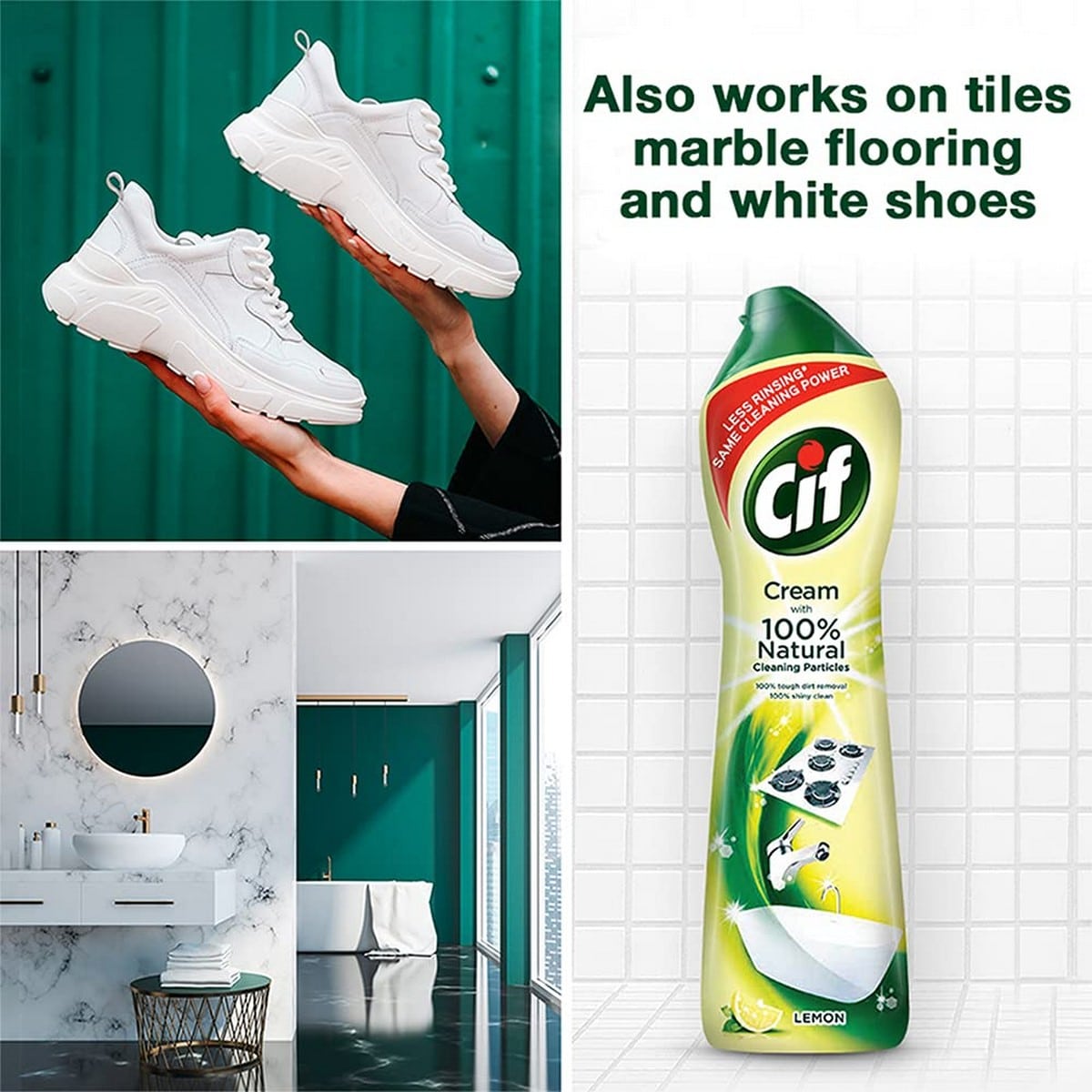 Cif Multicolor Multipurpose Surface Cleaner Cream (3x500 ml)