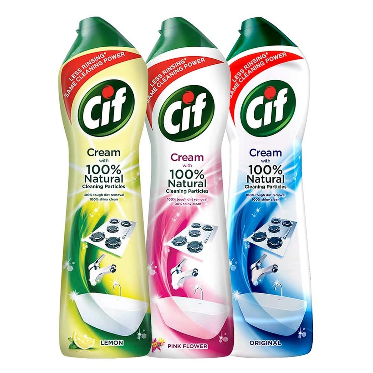 Cif Multicolor Multipurpose Surface Cleaner Cream (3x500 ml)