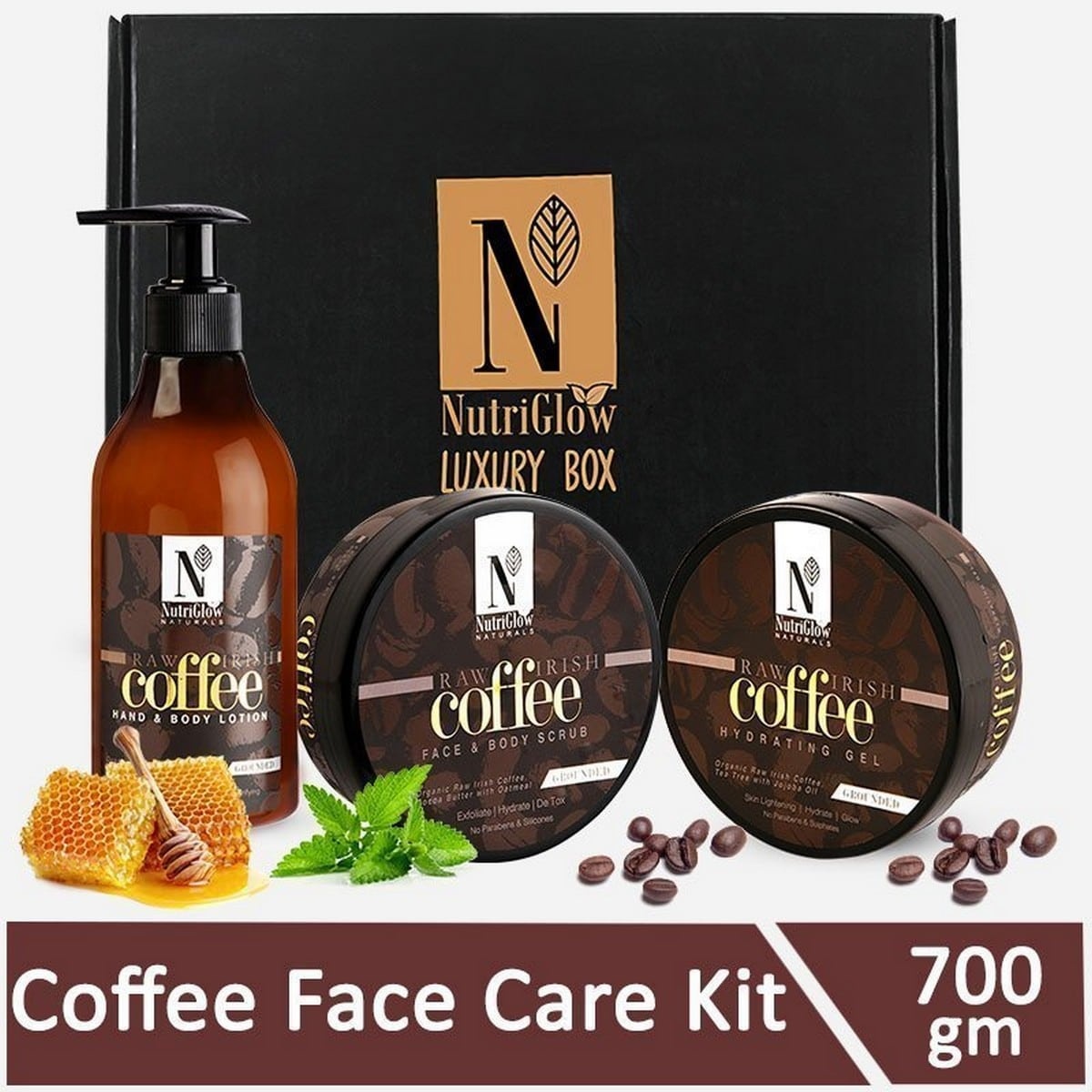 Nutriglow Coffee Advanced Skin Cell Repair Gift Kit (700 gm)