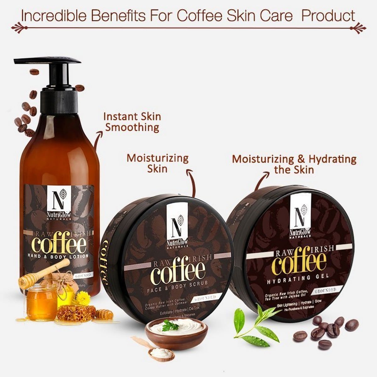 Nutriglow Coffee Advanced Skin Cell Repair Gift Kit (700 gm)