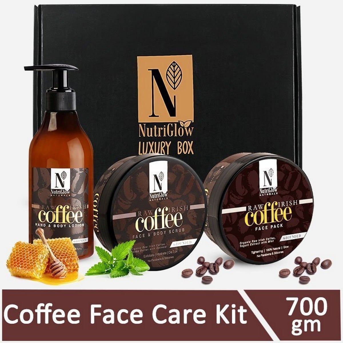 Nutriglow Coffee Deep Exfoliation Kit (700 gm)